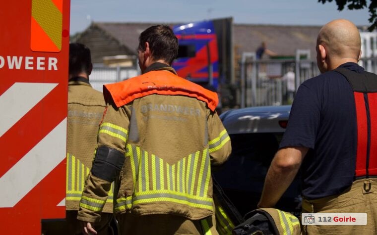 Brandweer bevrijdt man uit gebouw aan Nieuwkerksedijk in Goirle – foto 112 Goirle
