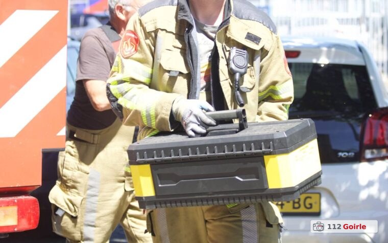 Brandweer bevrijdt man uit gebouw aan Nieuwkerksedijk in Goirle – foto 112 Goirle