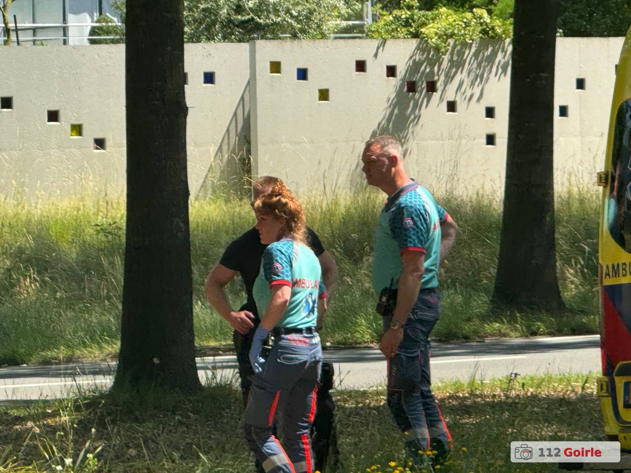 Ongeval tussen twee voertuigen op Baroniebaan in Tilburg – foto 112 Goirle