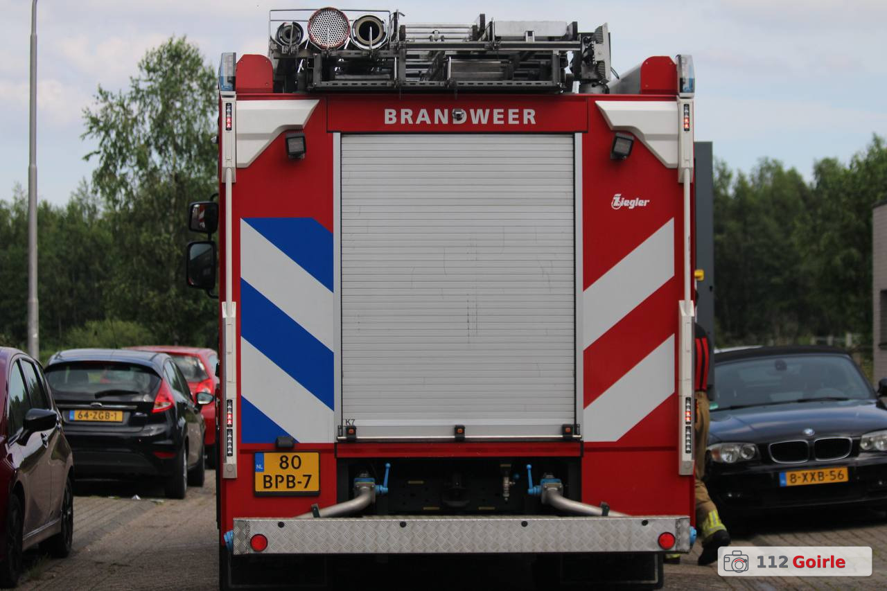 Brand in schuurtje aan Schagenstraat in Tilburg snel onder controle – foto 112 Goirle