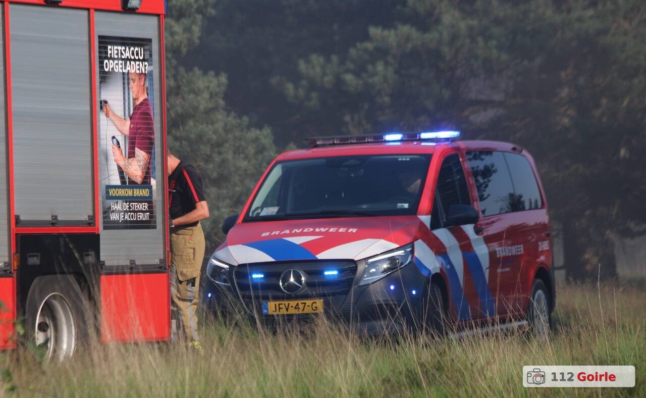 Forse heidebrand bij Tweede Dijk in Goirle snel onder controle – foto 112 Goirle