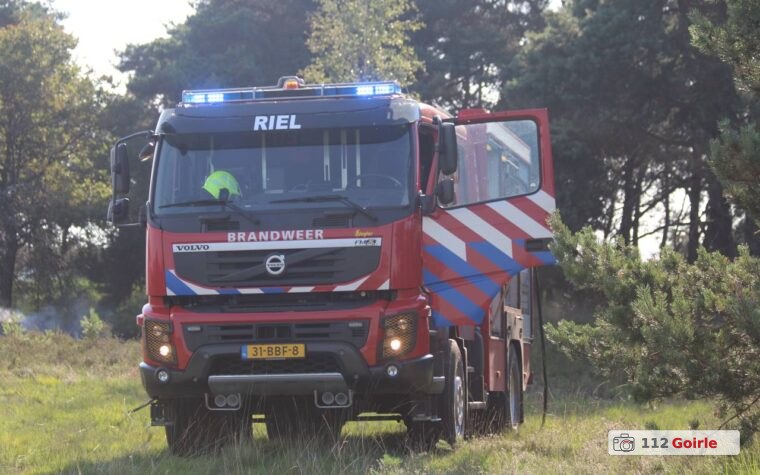Forse heidebrand bij Tweede Dijk in Goirle snel onder controle – foto 112 Goirle