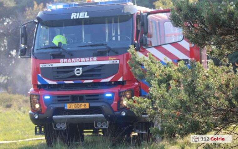 Forse heidebrand bij Tweede Dijk in Goirle snel onder controle – foto 112 Goirle