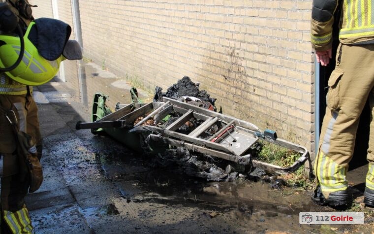 Brand in container in bijgebouw snel onder controle in Goirle – foto 112 Goirle