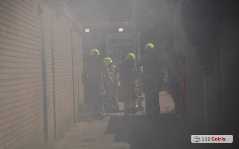 Brand in container in bijgebouw snel onder controle in Goirle – foto 112 Goirle