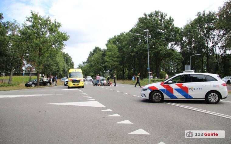 Motorrijdster gewond na botsing met auto in Riel – foto 112 Goirle