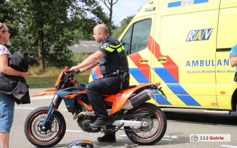 Motorrijdster gewond na botsing met auto in Riel – foto 112 Goirle