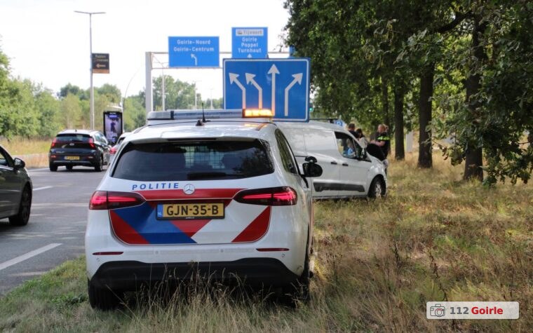 E-Call-melding leidt hulpdiensten naar ongeval op Turnhoutsebaan in Goirle