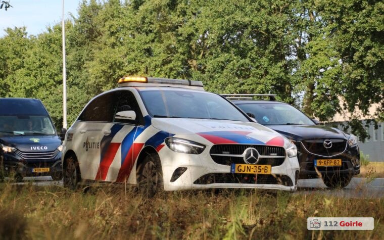 E-Call-melding leidt hulpdiensten naar ongeval op Turnhoutsebaan in Goirle – foto 112 Goirle