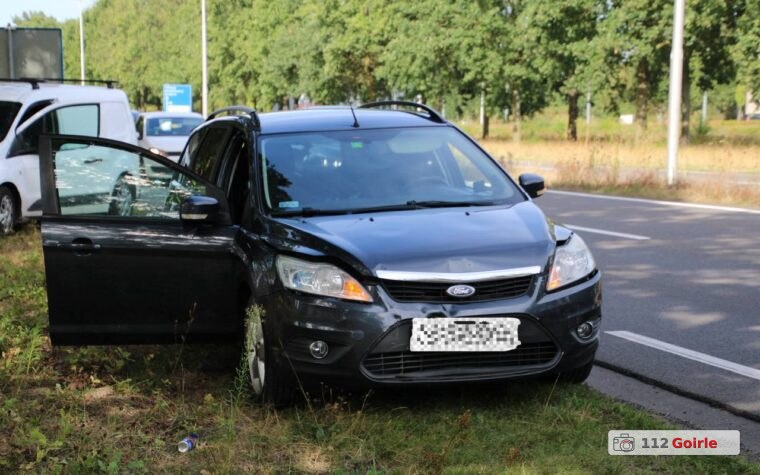 E-Call-melding leidt hulpdiensten naar ongeval op Turnhoutsebaan in Goirle – foto 112 Goirle