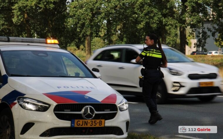 E-Call-melding leidt hulpdiensten naar ongeval op Turnhoutsebaan in Goirle – foto 112 Goirle