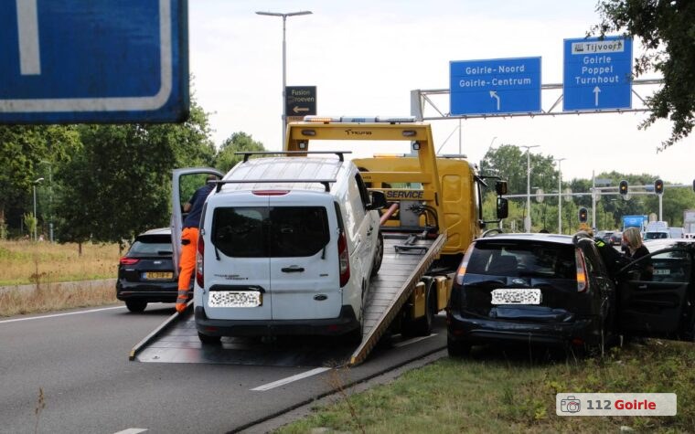 E-Call-melding leidt hulpdiensten naar ongeval op Turnhoutsebaan in Goirle – foto 112 Goirle