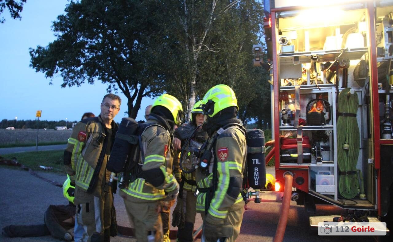 Brandoefening bij Zorgboerderij Willemshoeve in Riel – foto 112 Goirle