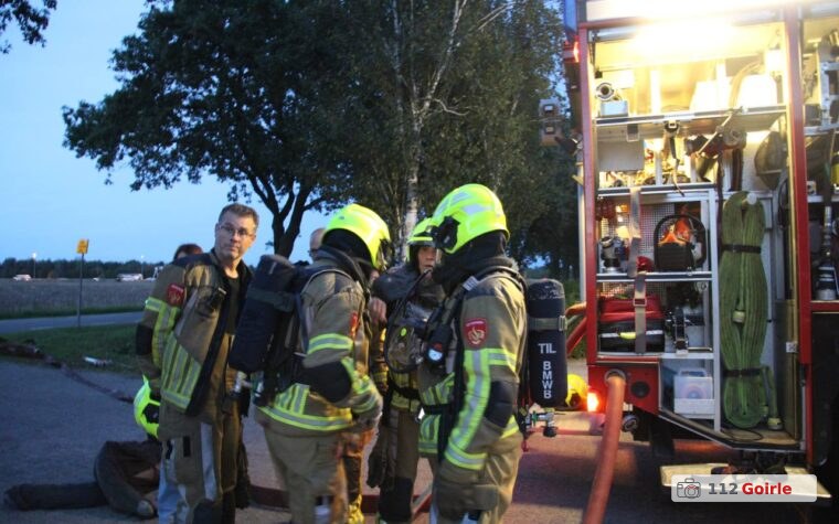 Brandoefening bij Zorgboerderij Willemshoeve in Riel – foto 112 Goirle