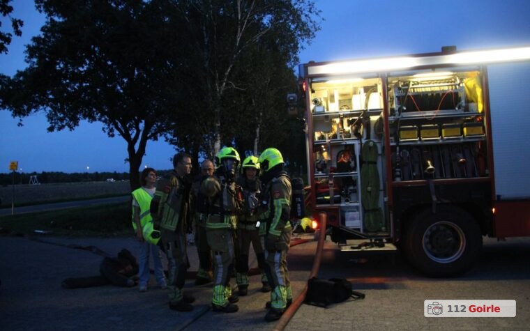 Brandoefening bij Zorgboerderij Willemshoeve in Riel – foto 112 Goirle