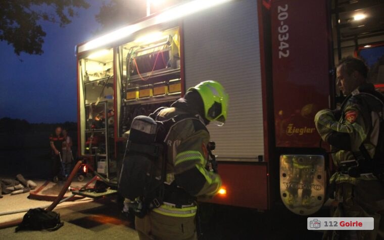 Brandoefening bij Zorgboerderij Willemshoeve in Riel – foto 112 Goirle