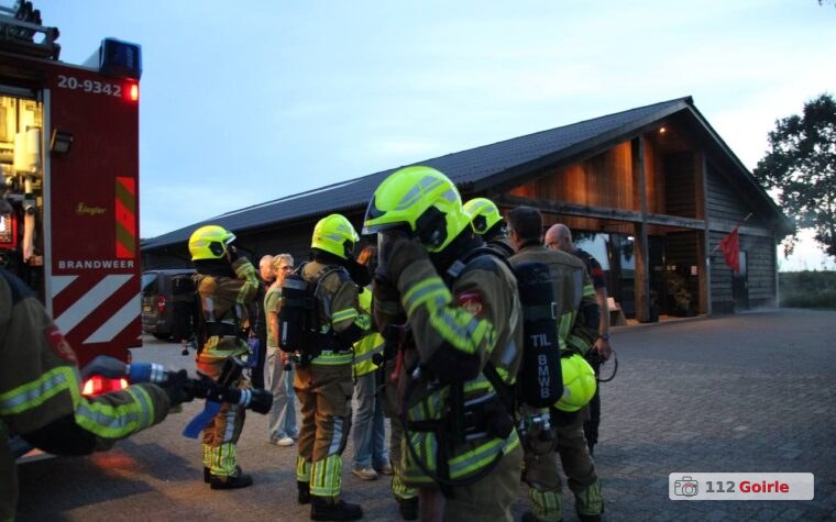 Brandoefening bij Zorgboerderij Willemshoeve in Riel – foto 112 Goirle