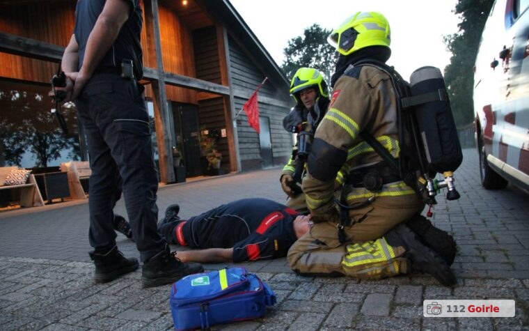 Brandoefening bij Zorgboerderij Willemshoeve in Riel – foto 112 Goirle