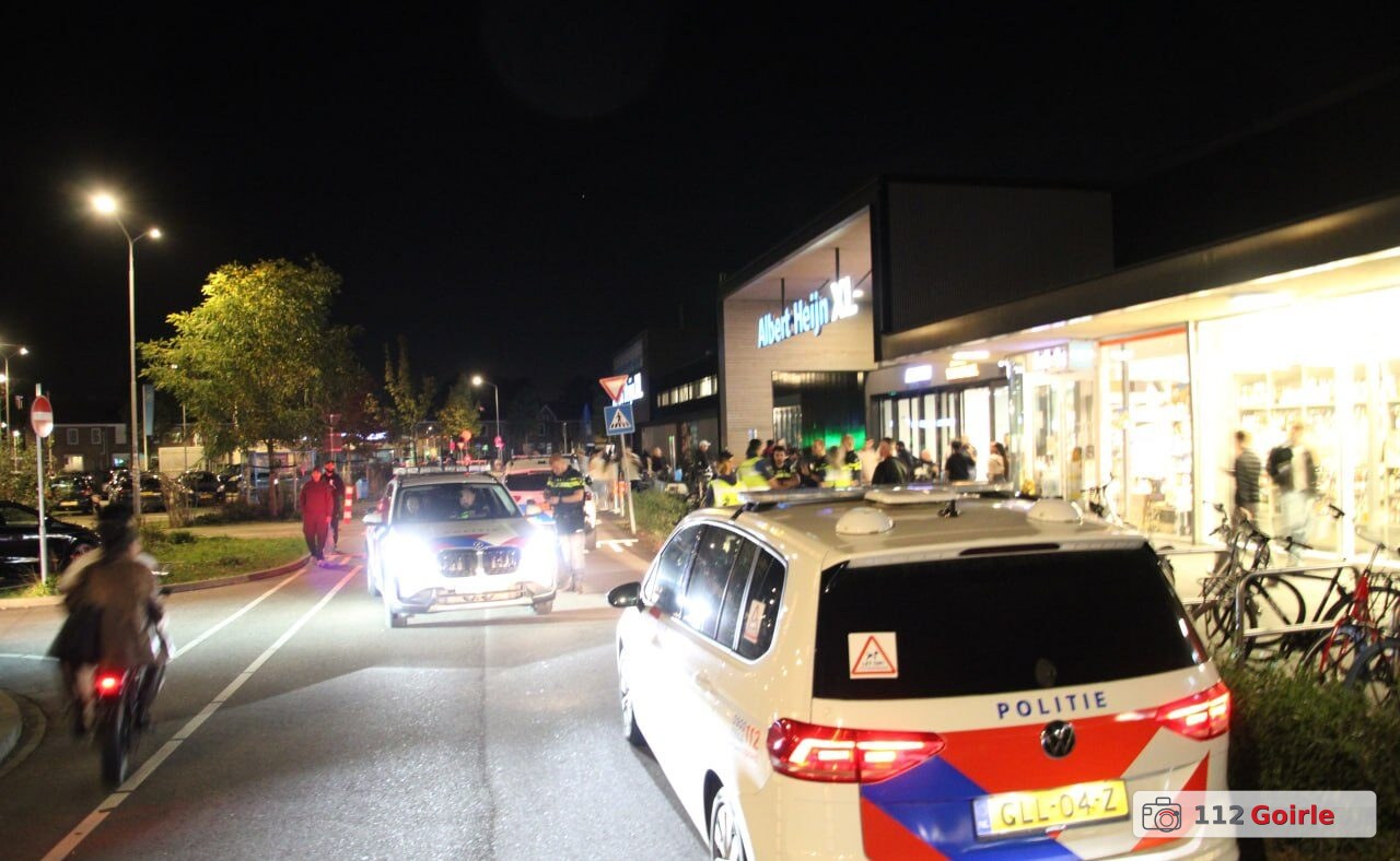 Politie houdt man aan na conflict met handhaving bij Albert Heijn XL in Tilburg – foto 112 Goirle