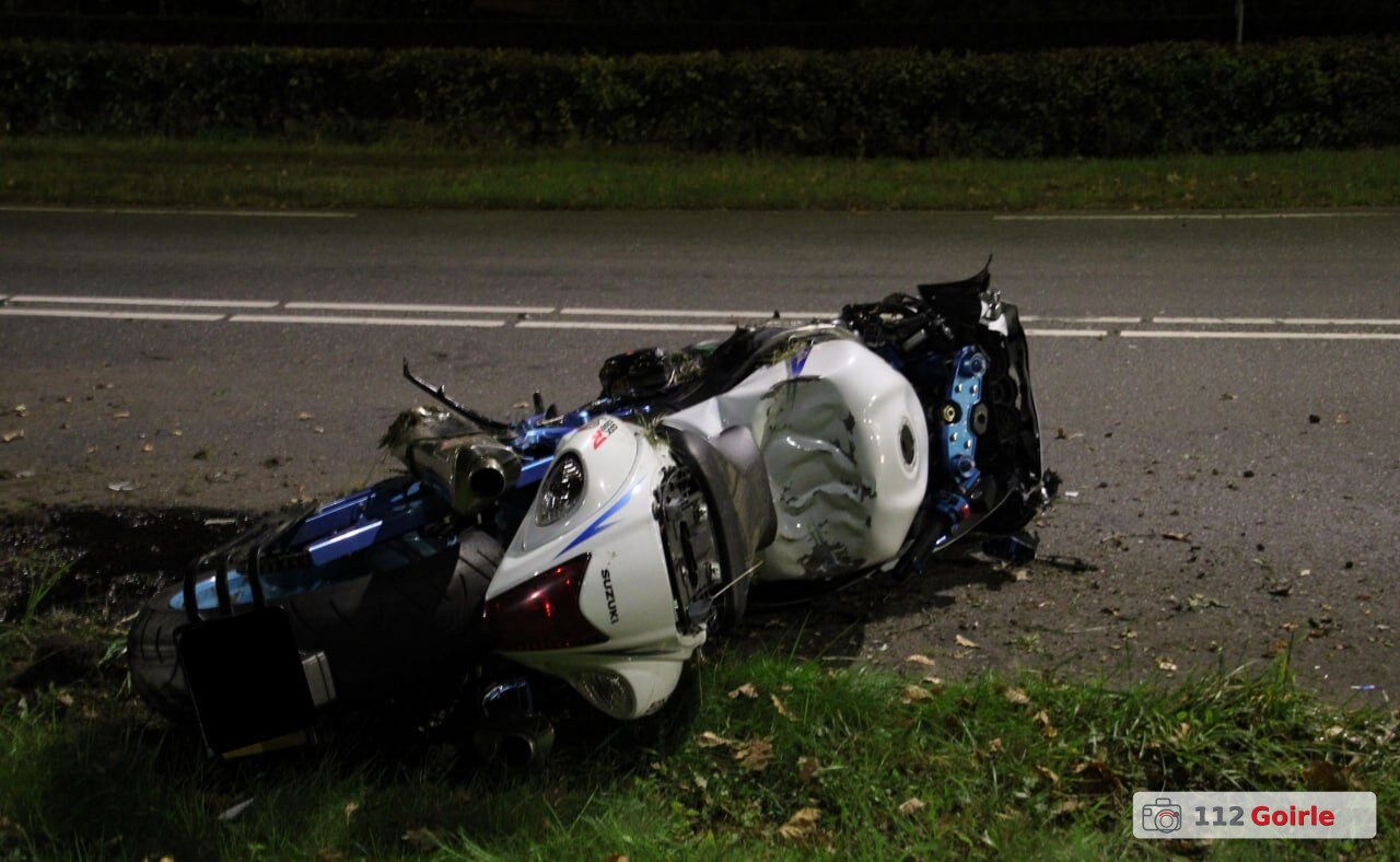 Motorrijder vlucht na eenzijdig ongeval op Tilburgseweg in Goirle – foto 112 Goirle