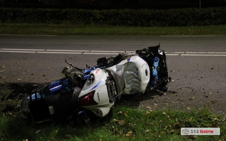 Motorrijder vlucht na eenzijdig ongeval op Tilburgseweg in Goirle